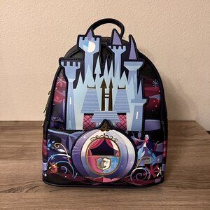 Disney Cinderella Castle Loungefly Mini Backpack New With Tag